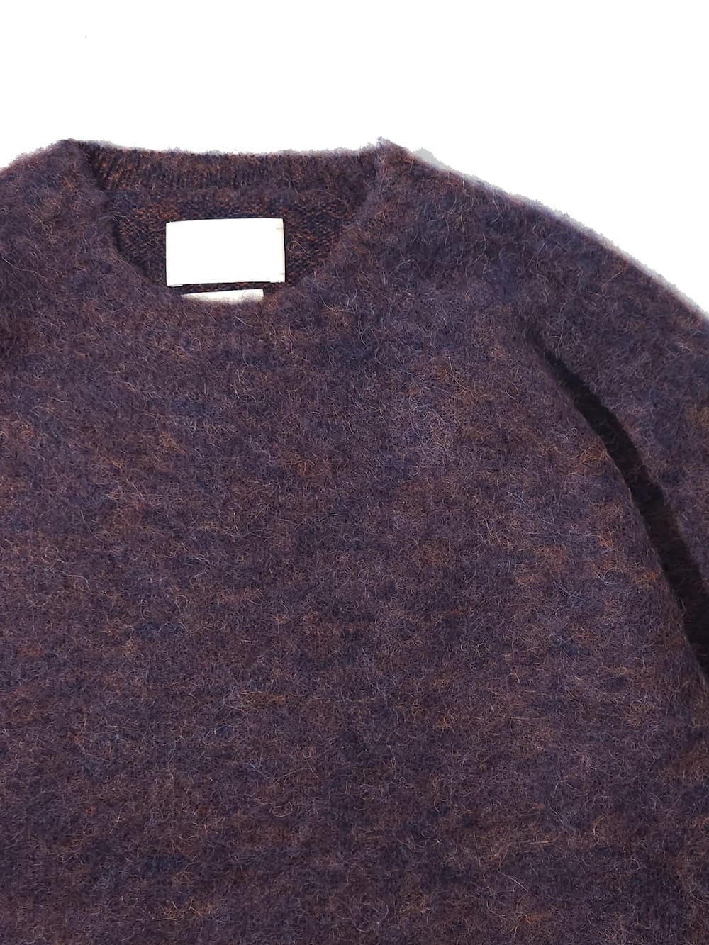 YOKE(ヨーク) 3Color Mix Baby Alpaca Crewneck Sweater