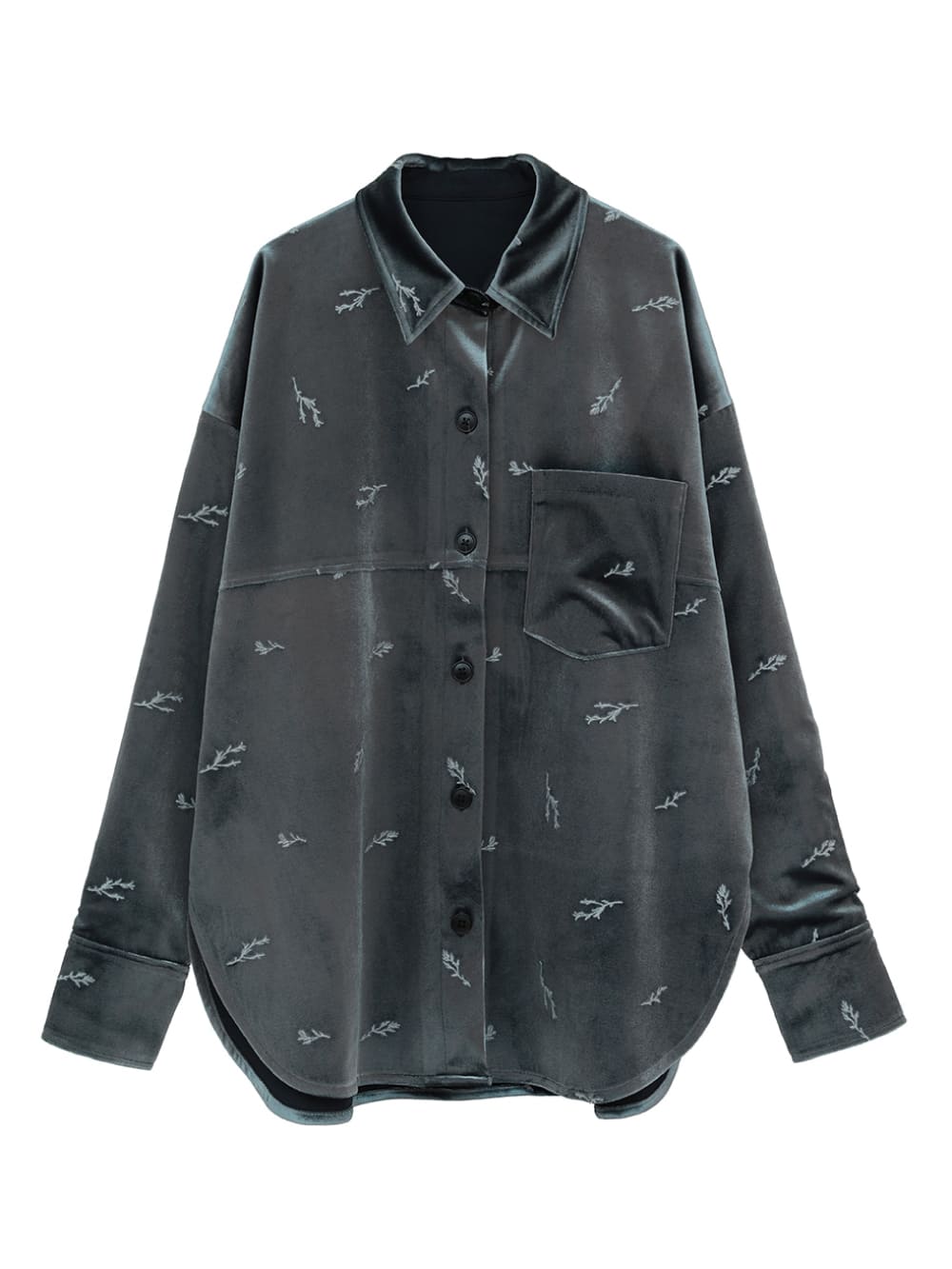 MANOF(マノフ) VELOUR EMBROIDERY SHIRT - COLDBECK ONLINE（コール
