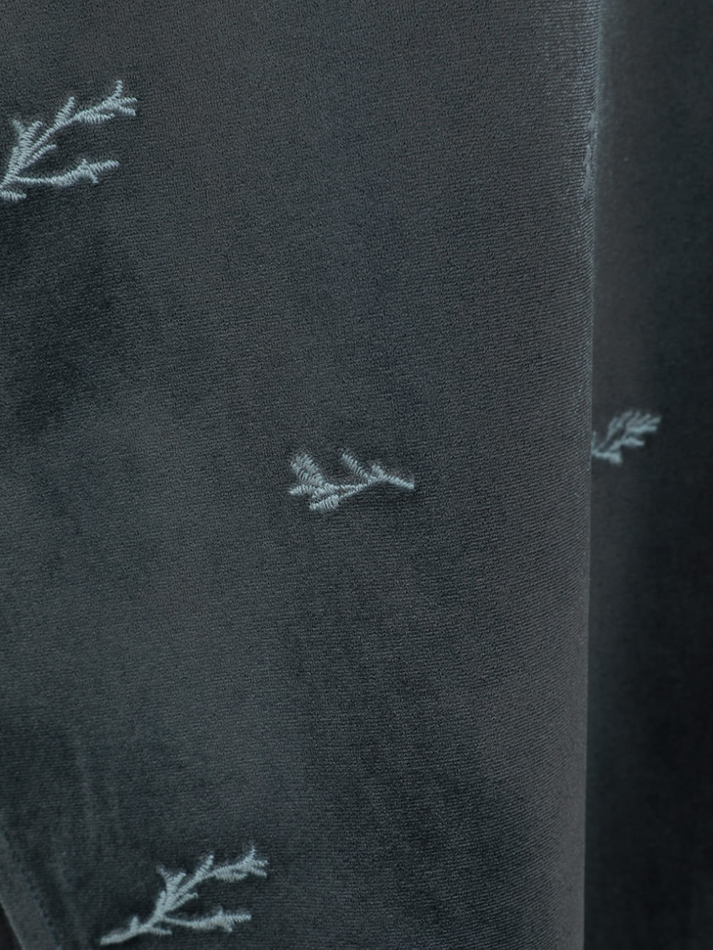 MANOF(マノフ) VELOUR EMBROIDERY SHIRT