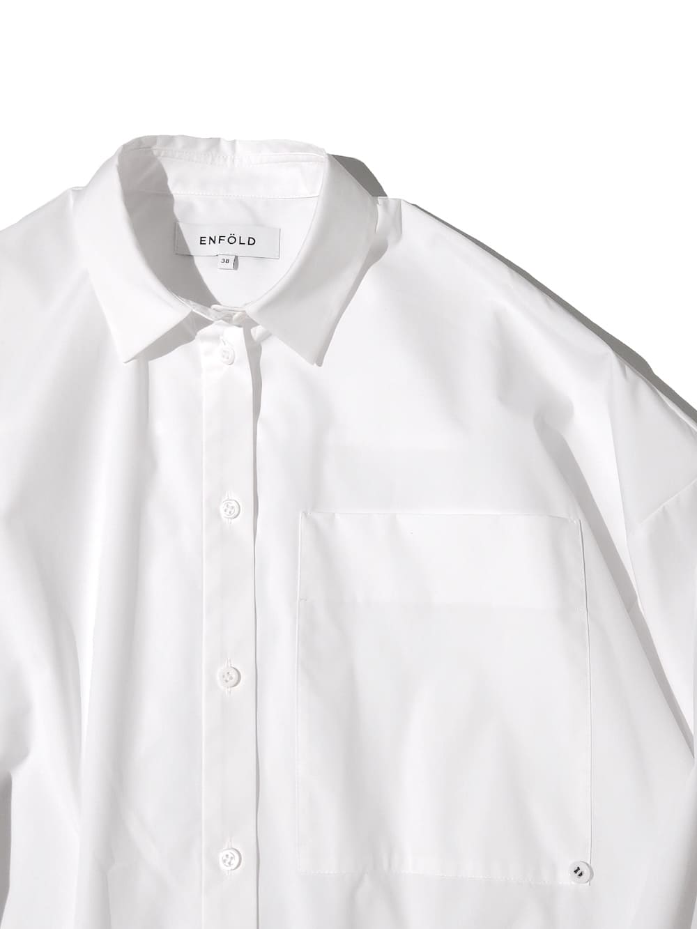 シャツ+ブラウス(半袖+袖なし) ENFOLD TWO-WAY NECK BLOUSE ENFOLD(エンフォルド) TWO-WAY BASIC SHIRT - COLDBECK ONLINE（コール