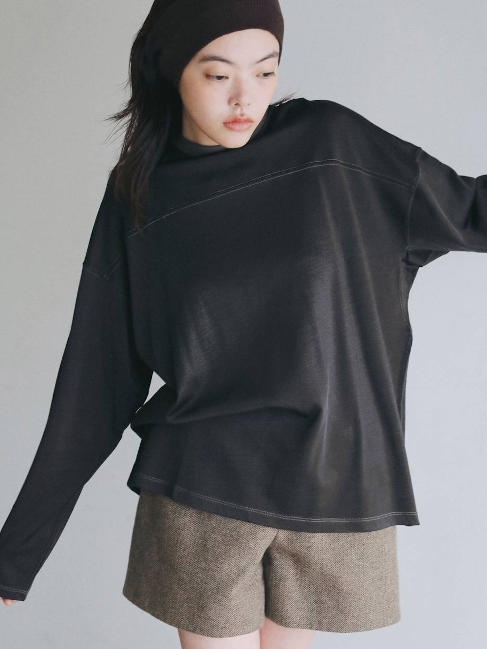 anuke(アンヌーク) Herringbone Short Pants - COLDBECK ONLINE