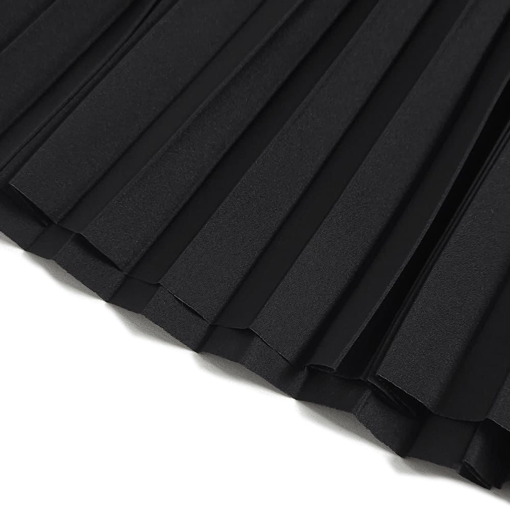 HYKE(ハイク) TAFFTA PLEATED SKIRT