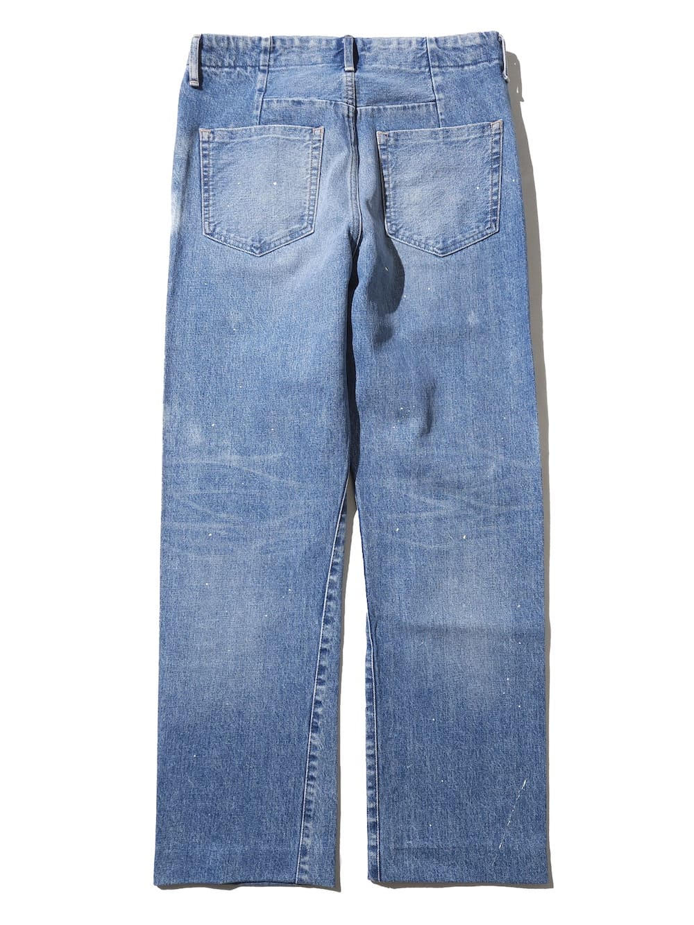 ましん　523834 秋/春兼用／ストレッチ】ダブルカラーデニムブルゾン(デニムジャケット