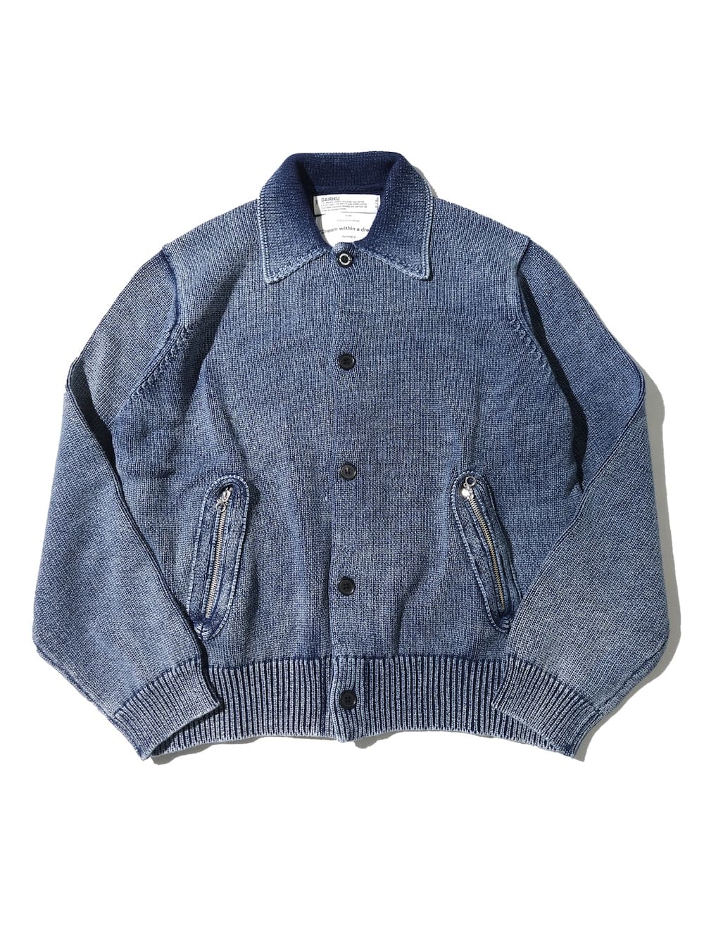 DAIRIKU(ダイリク) Vintage Dyed Knit Jacket - COLDBECK ONLINE