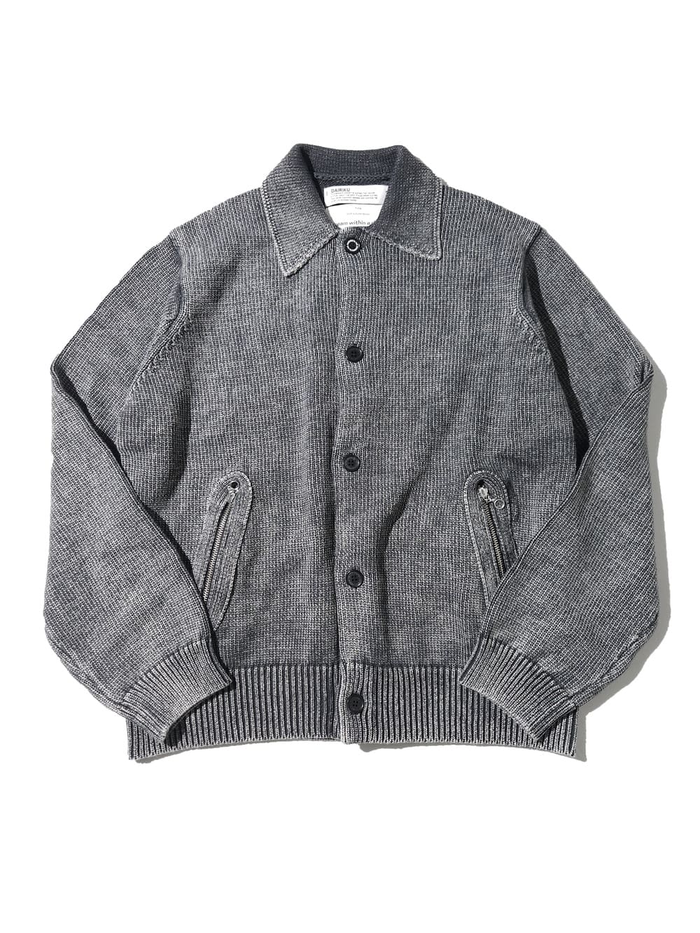 DAIRIKU(ダイリク) Vintage Dyed Knit Jacket - COLDBECK ONLINE