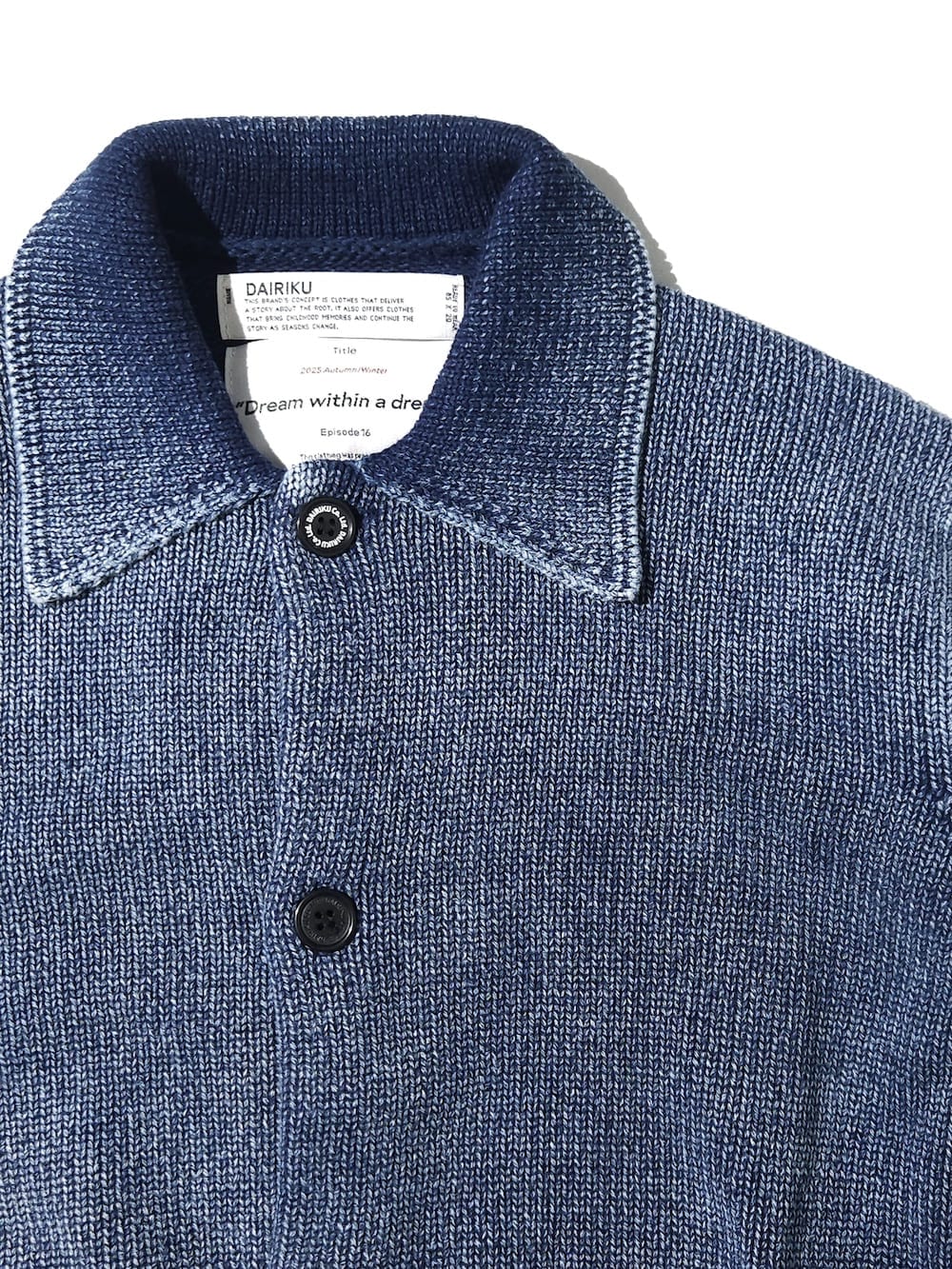 DAIRIKU(ダイリク) Vintage Dyed Knit Jacket - COLDBECK ONLINE