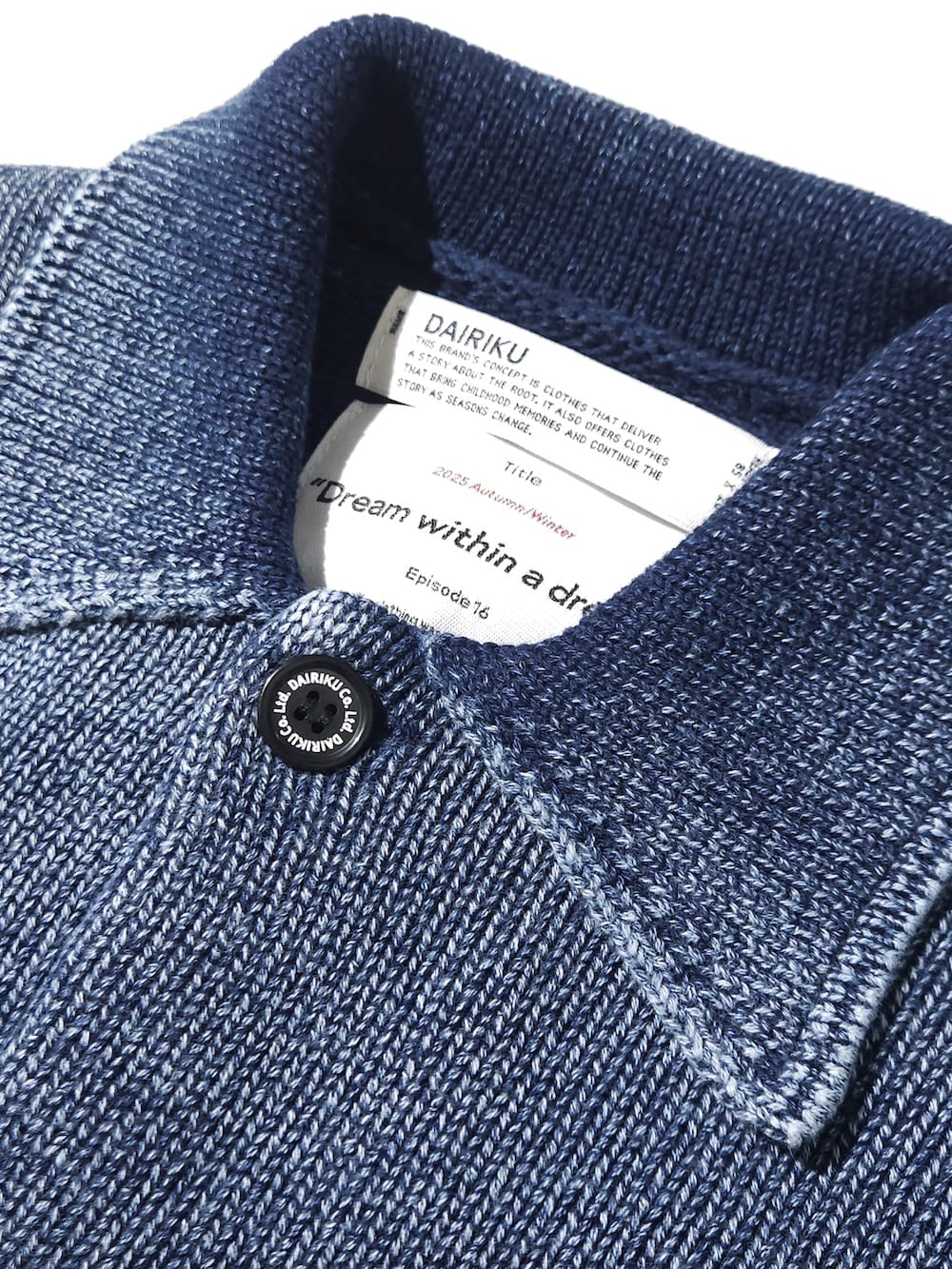DAIRIKU(ダイリク) Vintage Dyed Knit Jacket - COLDBECK ONLINE