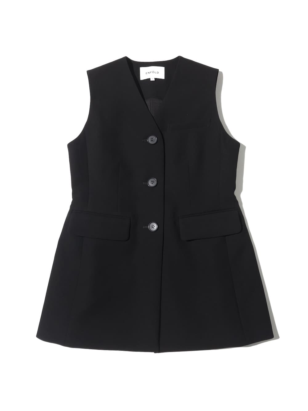 【23AW】 極美品✨ENFOLD エンフォルドSKIN VEST キルティング ENFOLD(エンフォルド)｜QUILTING VEST/ベスト/ブラック の通販