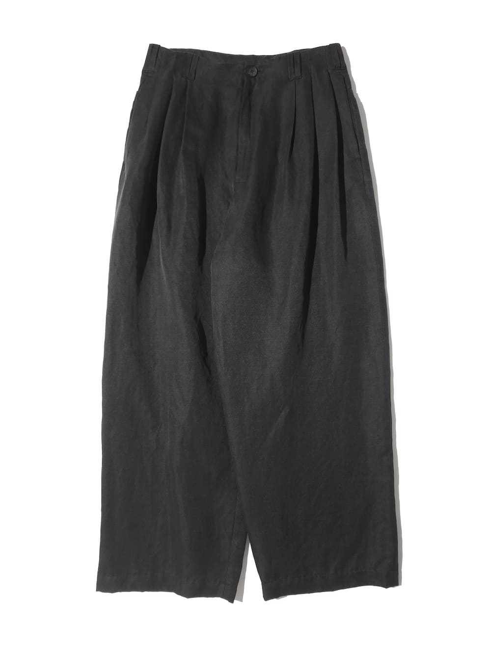 YOKE(ヨーク) Linen Silk Kersey 3pleated Tapered Trousers
