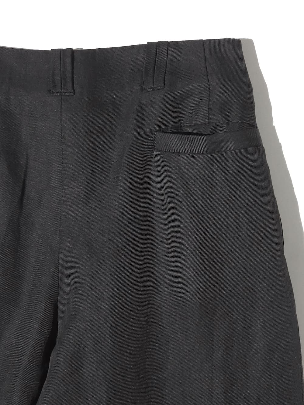 YOKE(ヨーク) Linen Silk Kersey 3pleated Tapered Trousers