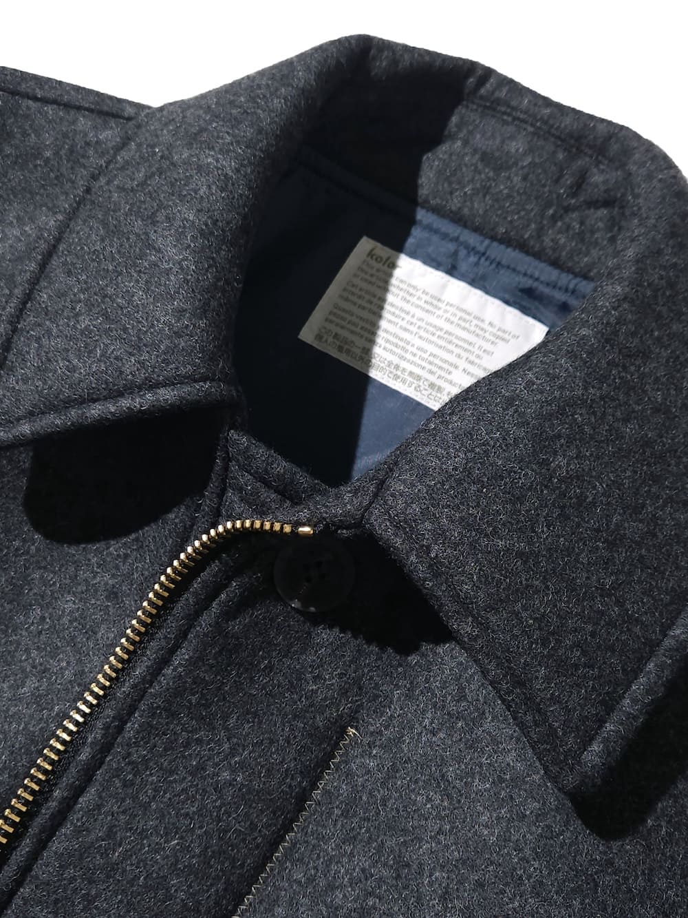 kolorボンディングジャケット SALE】kolor(カラー) フラノボンディングジャケット - COLDBECK ONLINE
