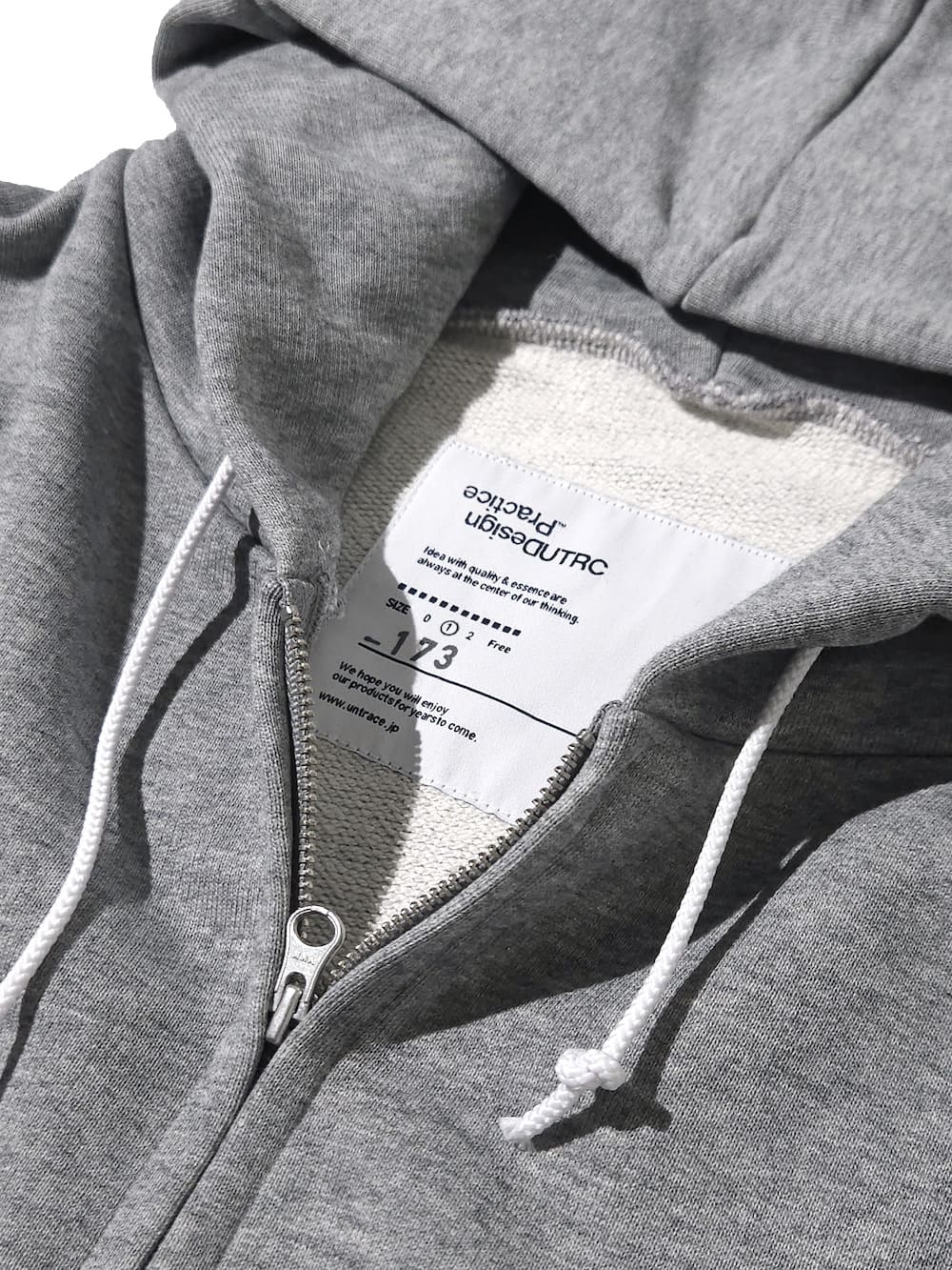 UNTRACE(アントレース) ZIP HOODIE - COLDBECK ONLINE（コールベック