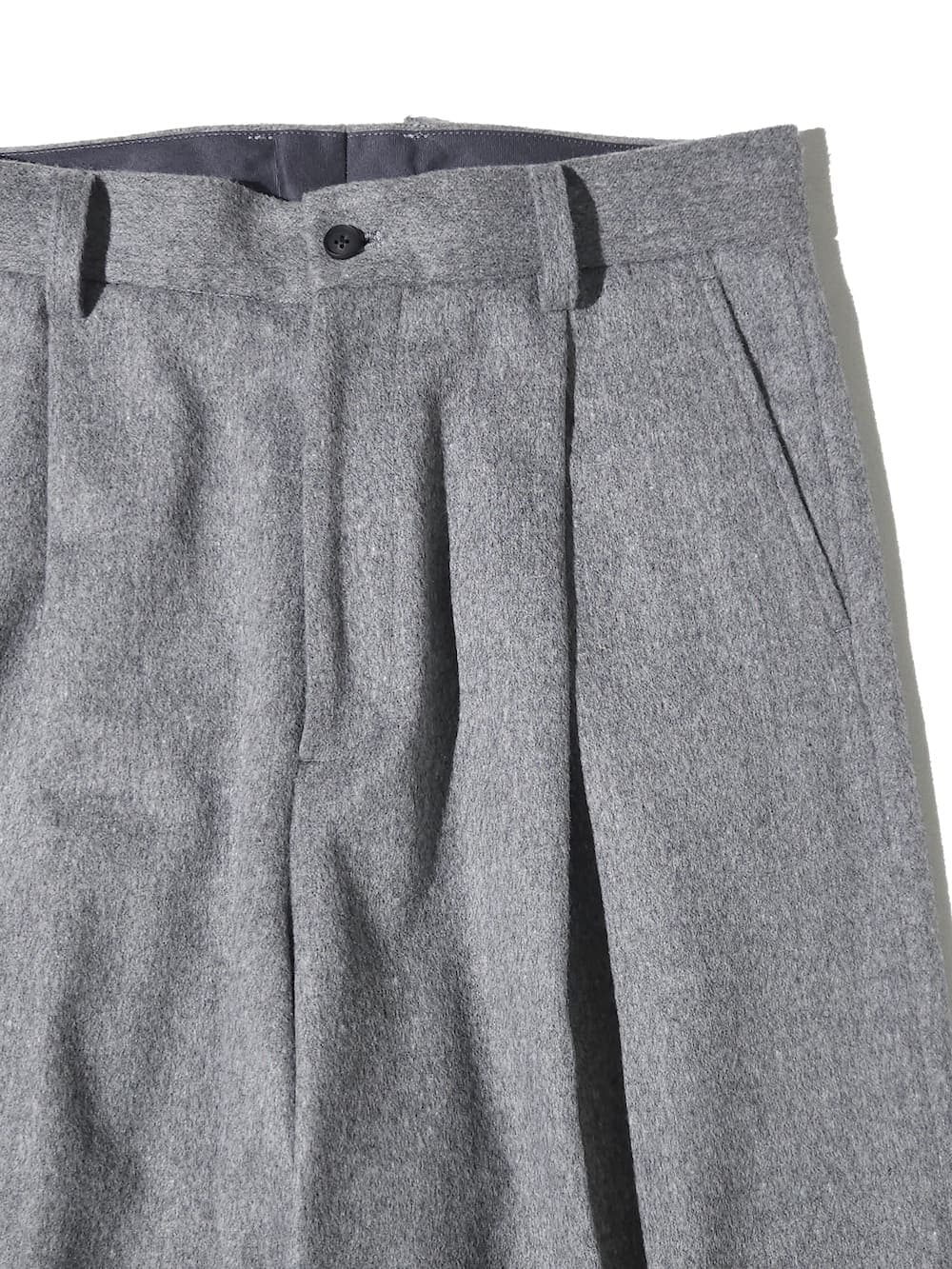 新品 ssstein W/CA BEAVER STRAIGHT TROUSERS ssstein/ W/Ca Beaver