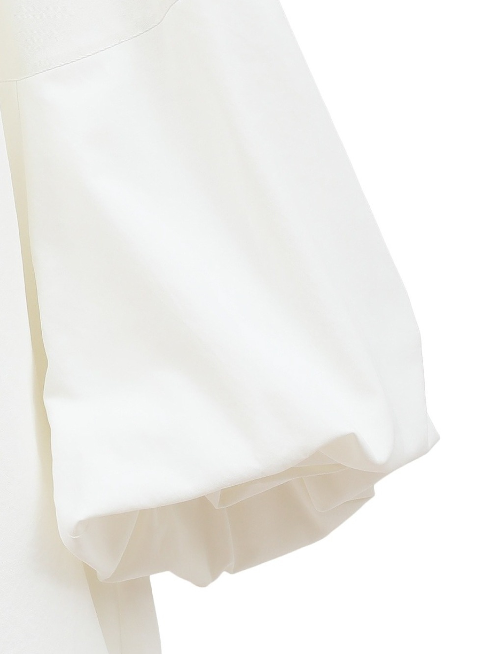 CLANE(クラネ) VOLUME SLEEVE STAND NECK SHIRTS