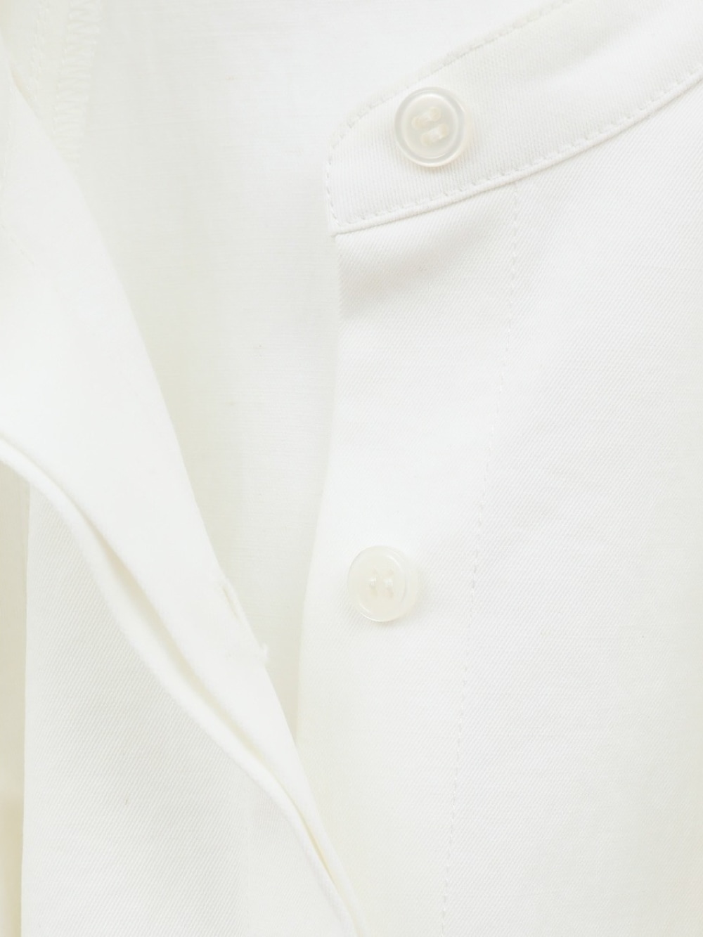 CLANE(クラネ) VOLUME SLEEVE STAND NECK SHIRTS