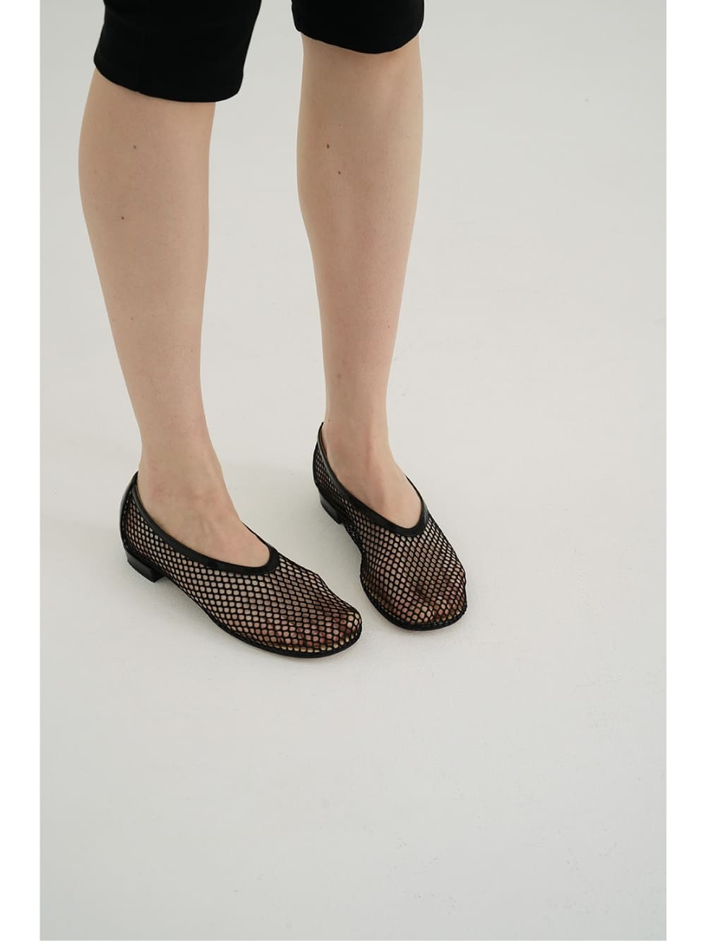 CLANE(クラネ) MESH OBLIQUE TOE FLAT SHOES - COLDBECK ONLINE