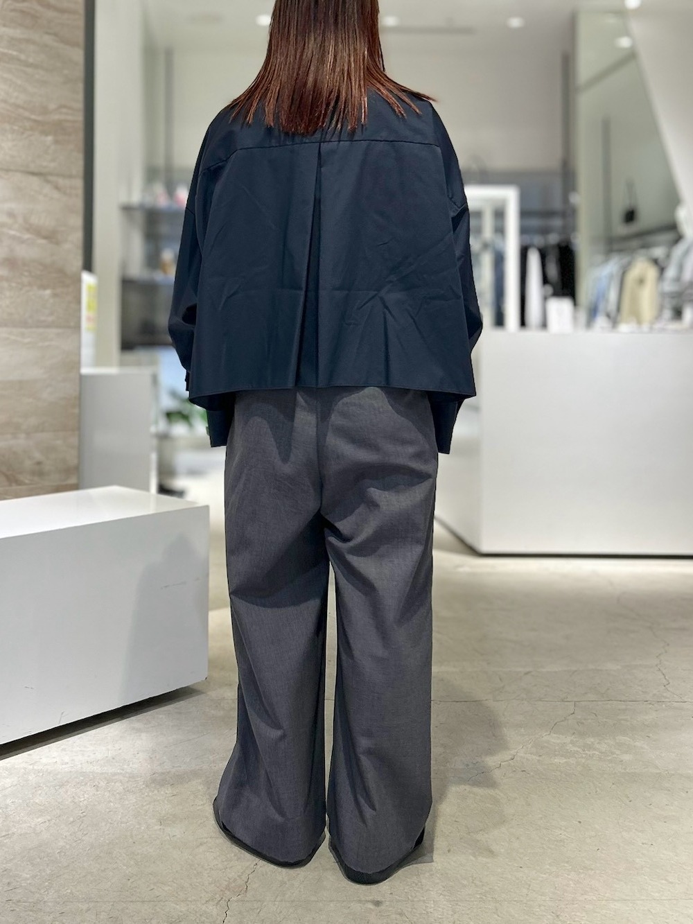 ENFOLD(エンフォルド) TUCK WIDE SHIRT