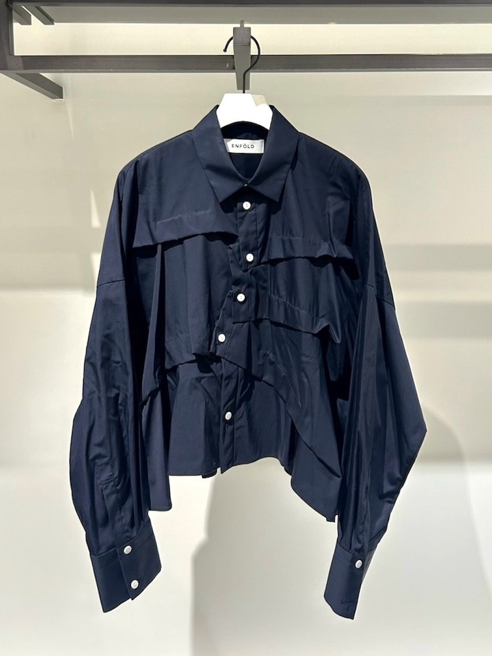 ENFOLD(エンフォルド) TUCK WIDE SHIRT
