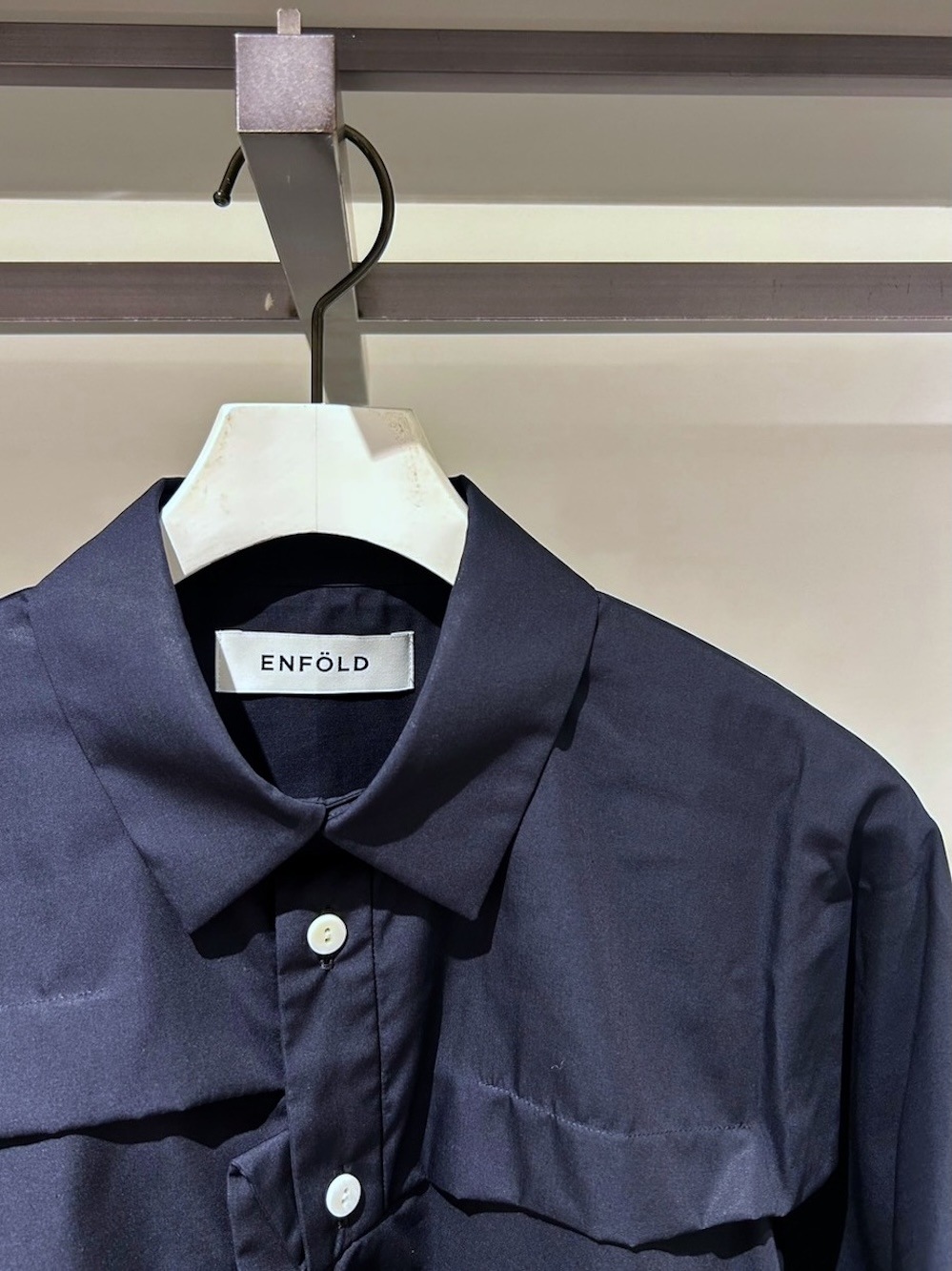 ENFOLD(エンフォルド) TUCK WIDE SHIRT