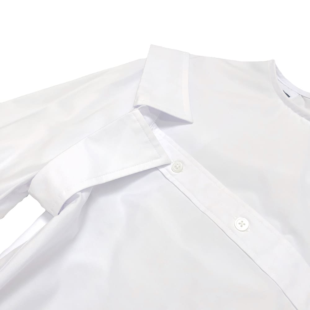 SALE】kolor(カラー) ポリエステルコットンブロード変形シャツ