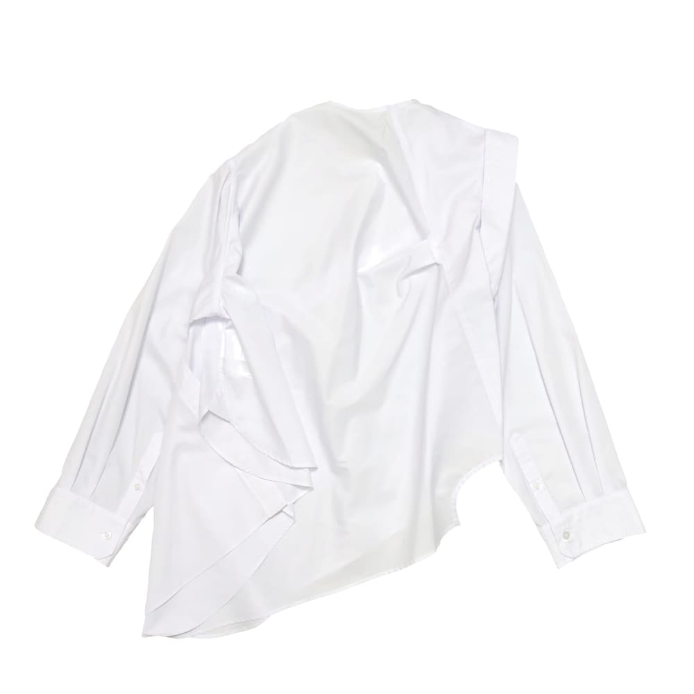 SALE】kolor(カラー) ポリエステルコットンブロード変形シャツ