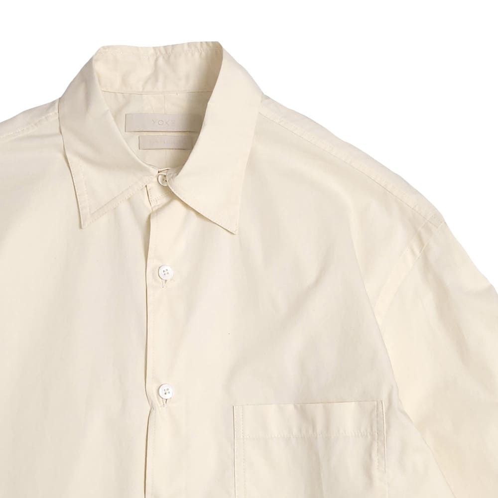 YOKE(衼) BOXY REGULAR COLLAR SHIRT