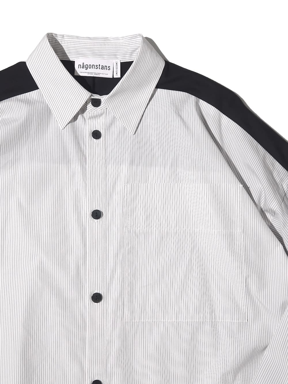 nagonstans(ナゴンスタンス) shirt×cut long-sleeves t-shirt