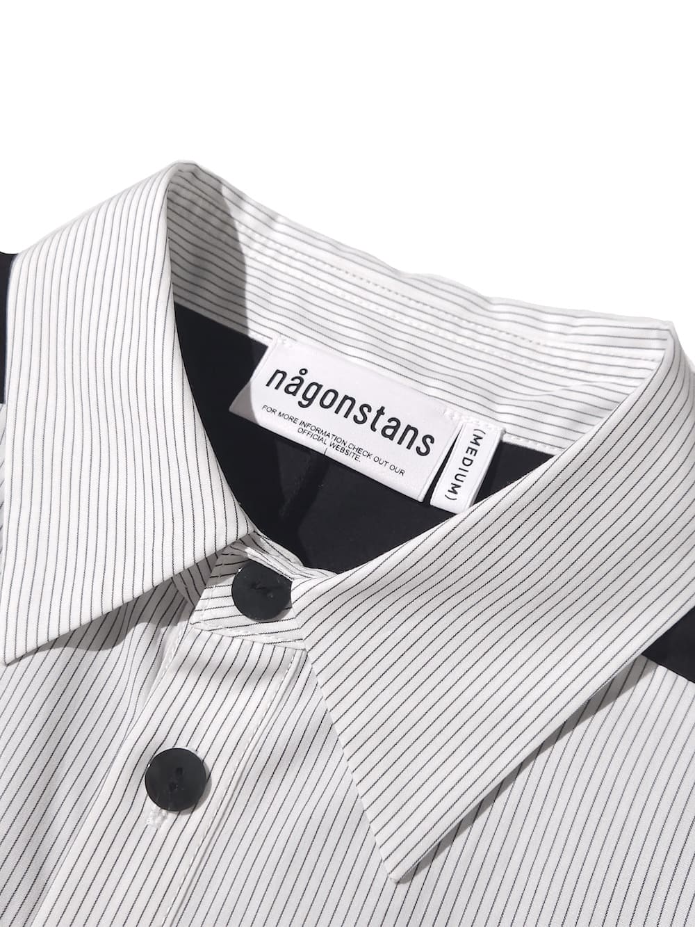 nagonstans(ナゴンスタンス) shirt×cut long-sleeves t-shirt