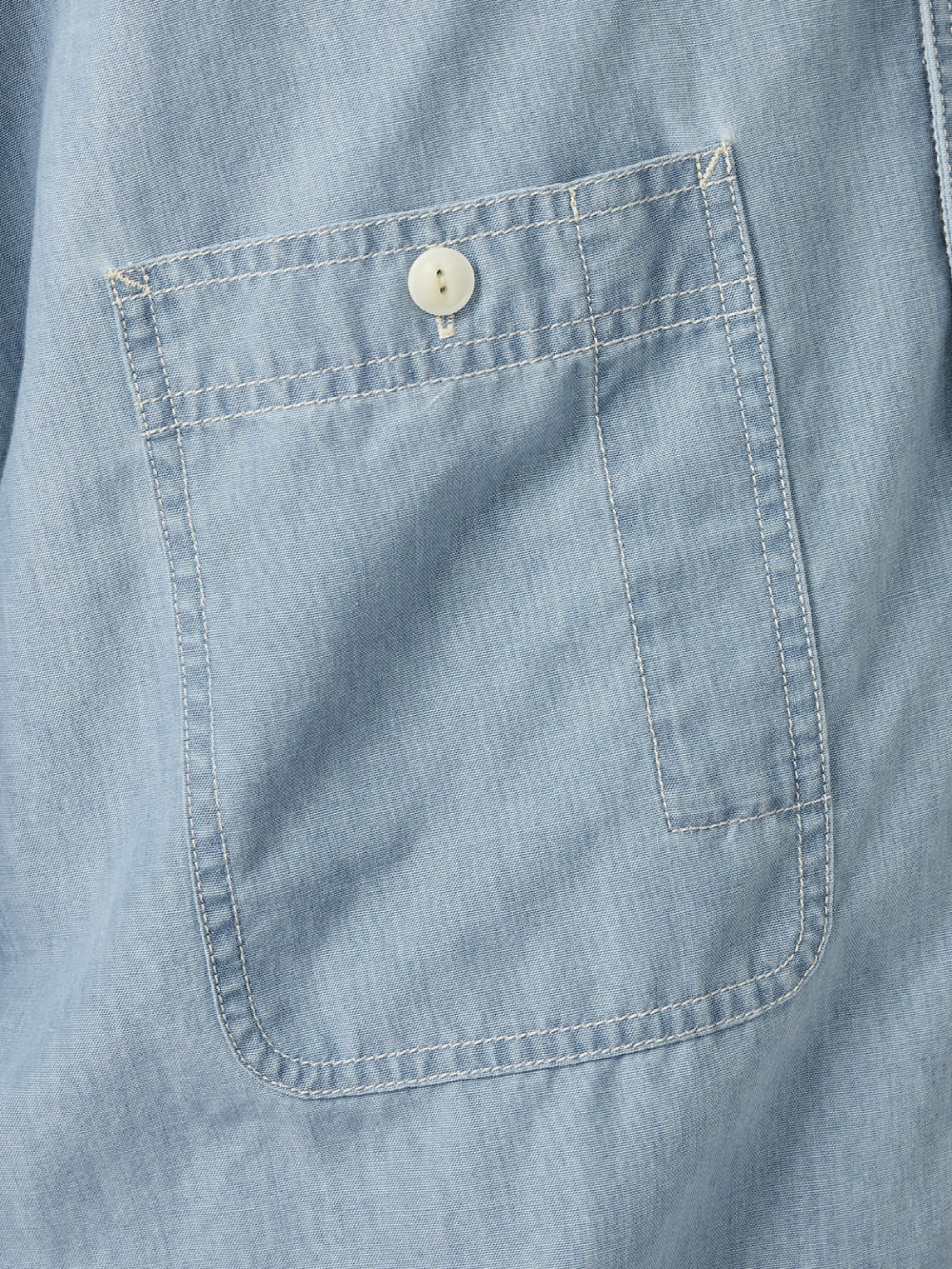 nanamica(ナナミカ) Regular Collar Chambray Shirt