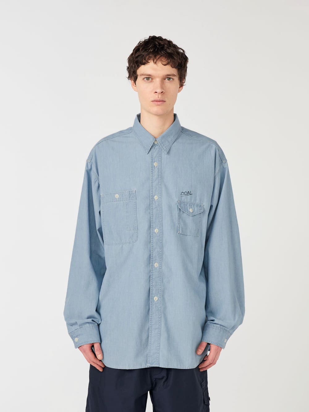 nanamica(ナナミカ) Regular Collar Chambray Shirt - COLDBECK ONLINE