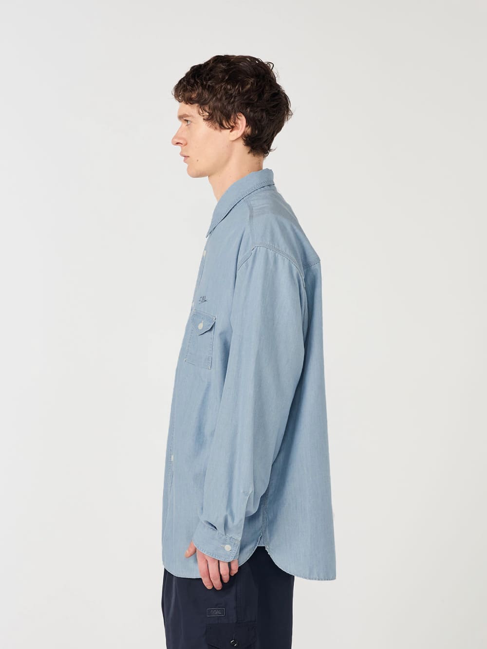 nanamica(ナナミカ) Regular Collar Chambray Shirt