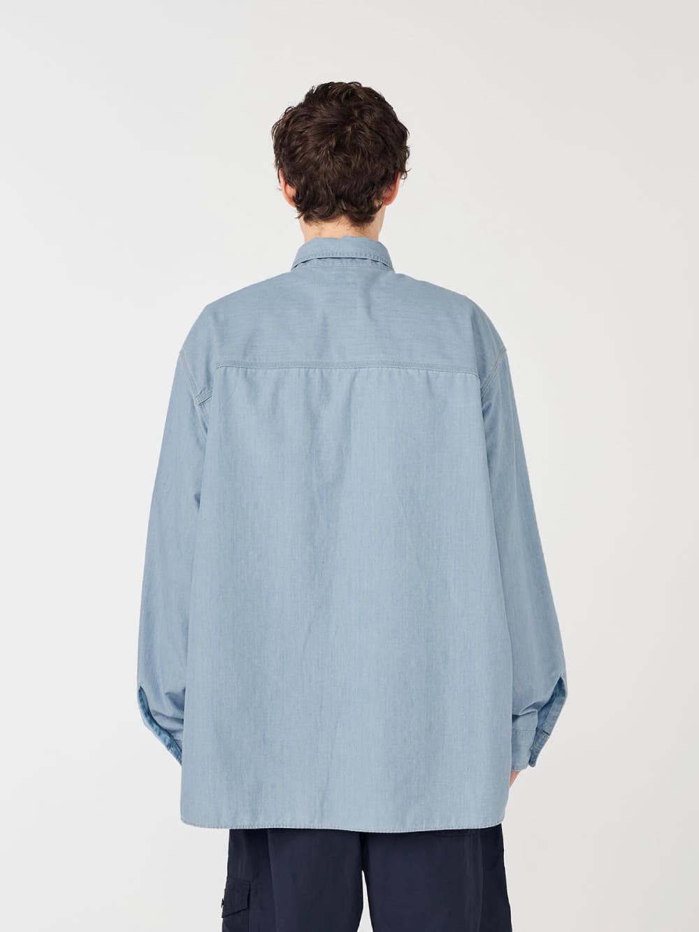 nanamica(ナナミカ) Regular Collar Chambray Shirt