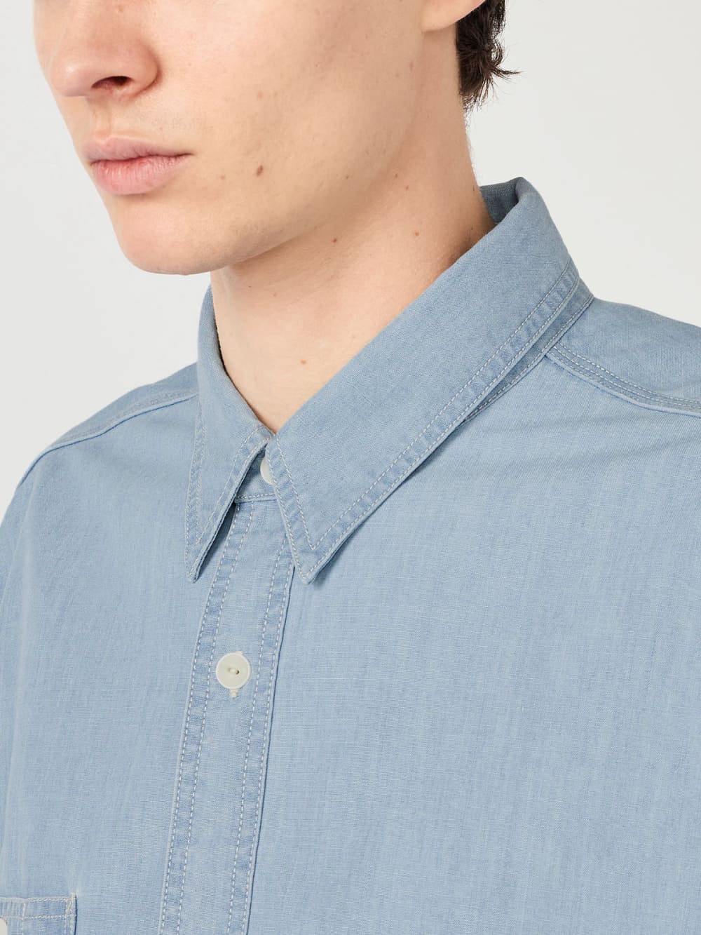 nanamica(ナナミカ) Regular Collar Chambray Shirt