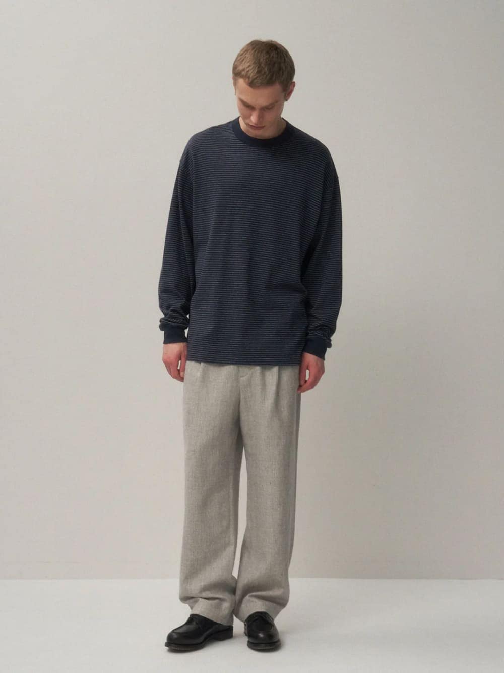 ATON(エイトン) SUVIN DOUBLE JERSEY CREW NECK PULLOVER - COLDBECK