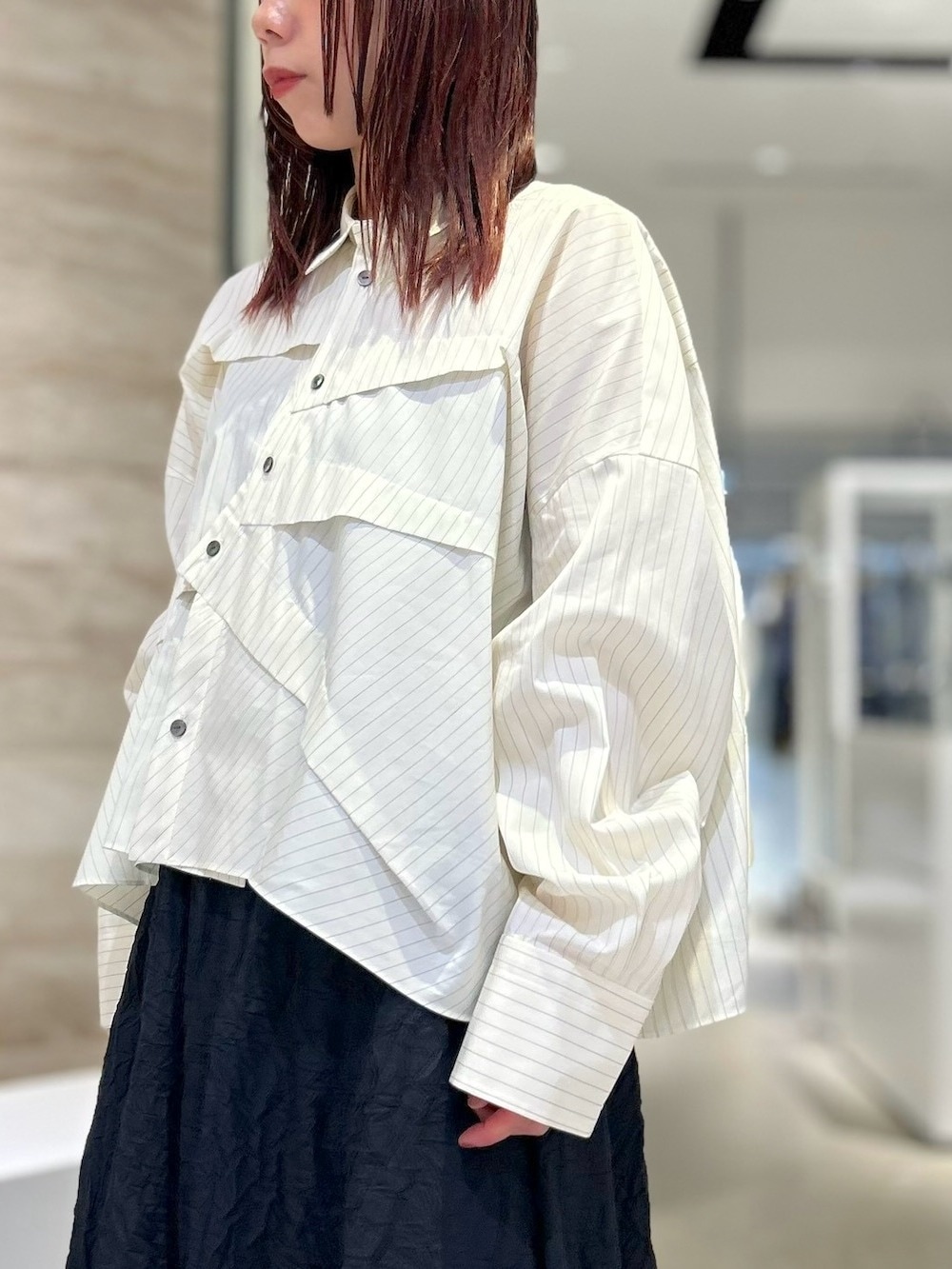 ENFOLD(エンフォルド) TUCK WIDE SHIRT - COLDBECK ONLINE（コール