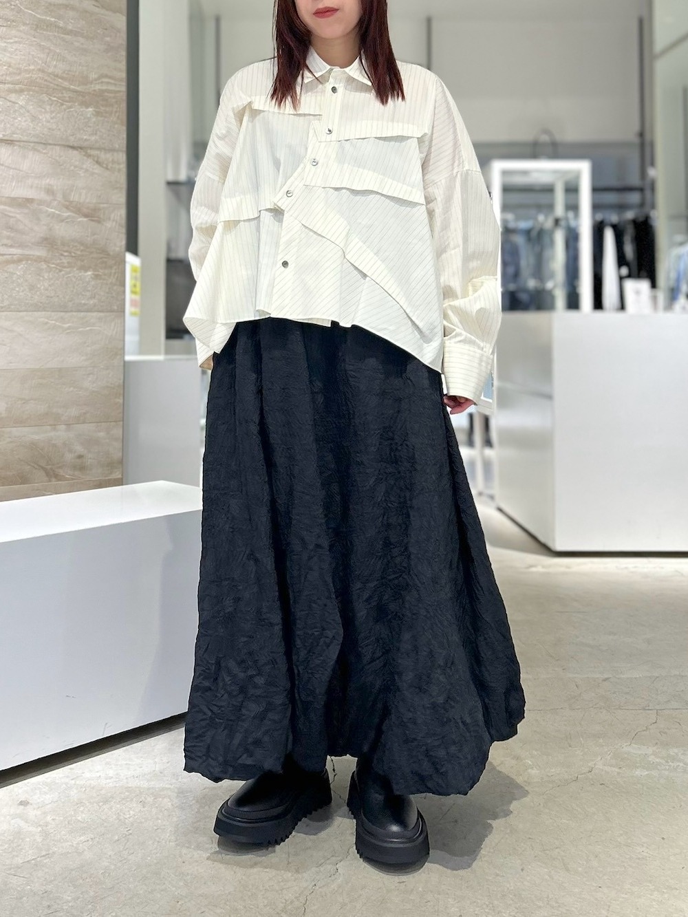 ENFOLD(エンフォルド) TUCK WIDE SHIRT - COLDBECK ONLINE（コール