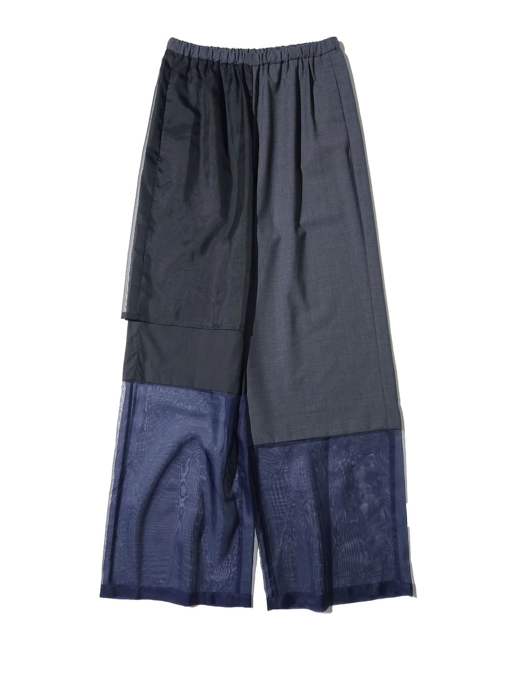 ENFOLD(エンフォルド) MIX-FABRIC PANTS