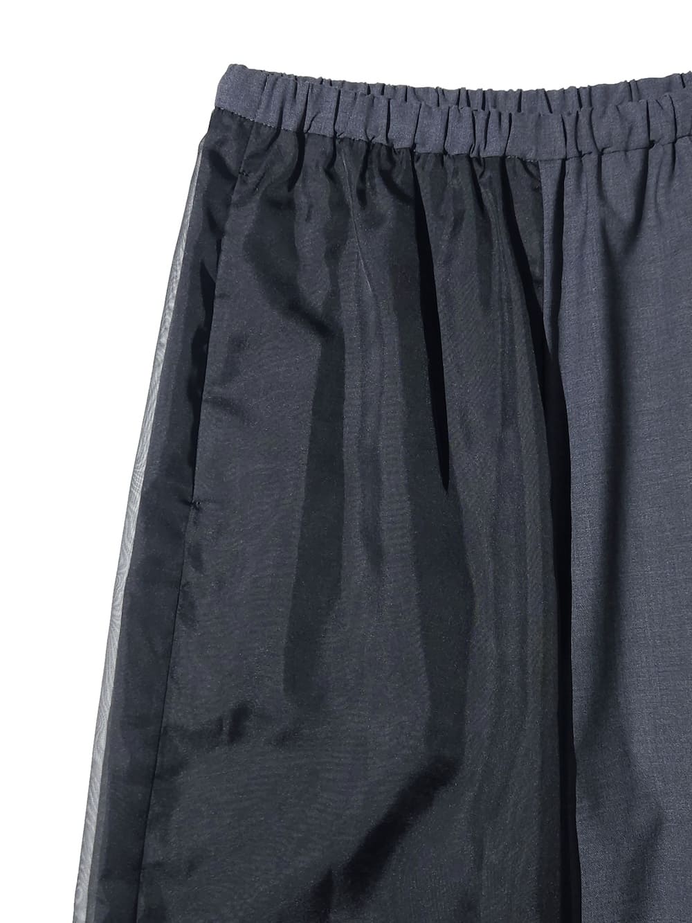 ENFOLD(エンフォルド) MIX-FABRIC PANTS