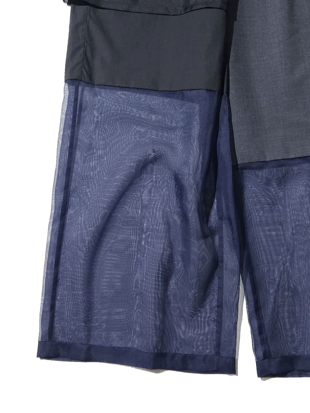 ENFOLD(エンフォルド) MIX-FABRIC PANTS