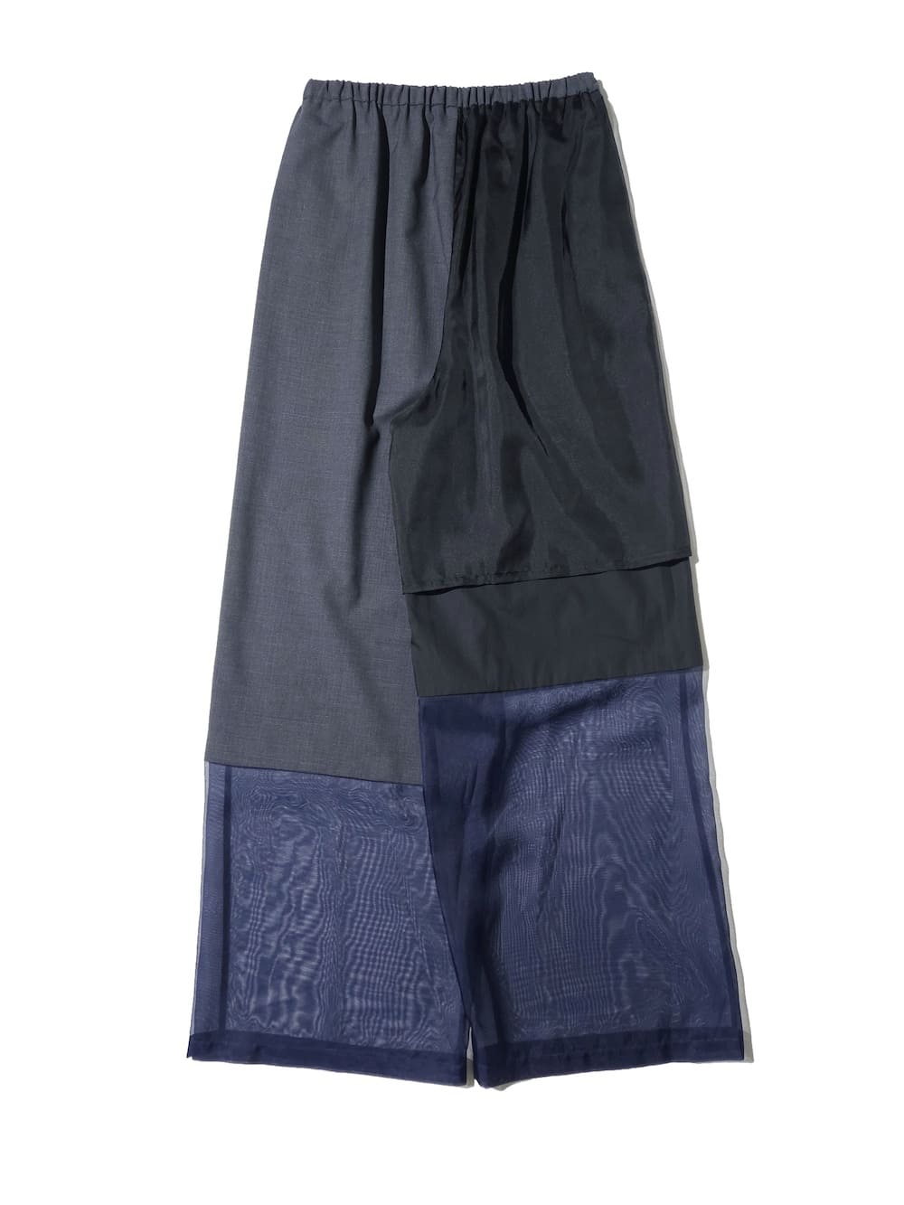 ENFOLD(エンフォルド) MIX-FABRIC PANTS