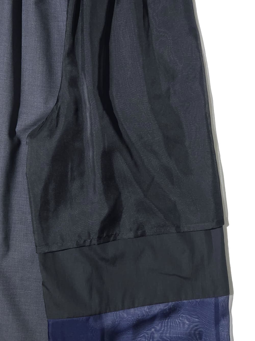 ENFOLD(エンフォルド) MIX-FABRIC PANTS