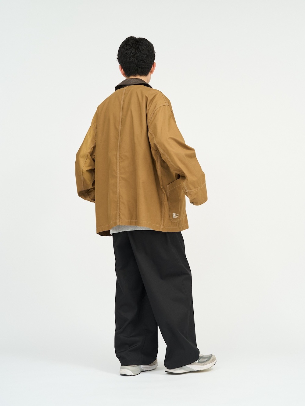 FreshService(フレッシュサービス) COTTON CANVAS LEATHER COLLAR WORK JACKET