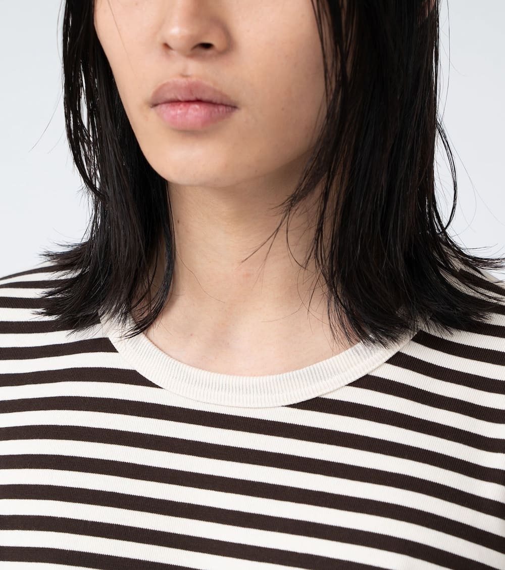 【SALE】nanamica(ナナミカ) COOLMAX Stripe Jersey L/S Tee