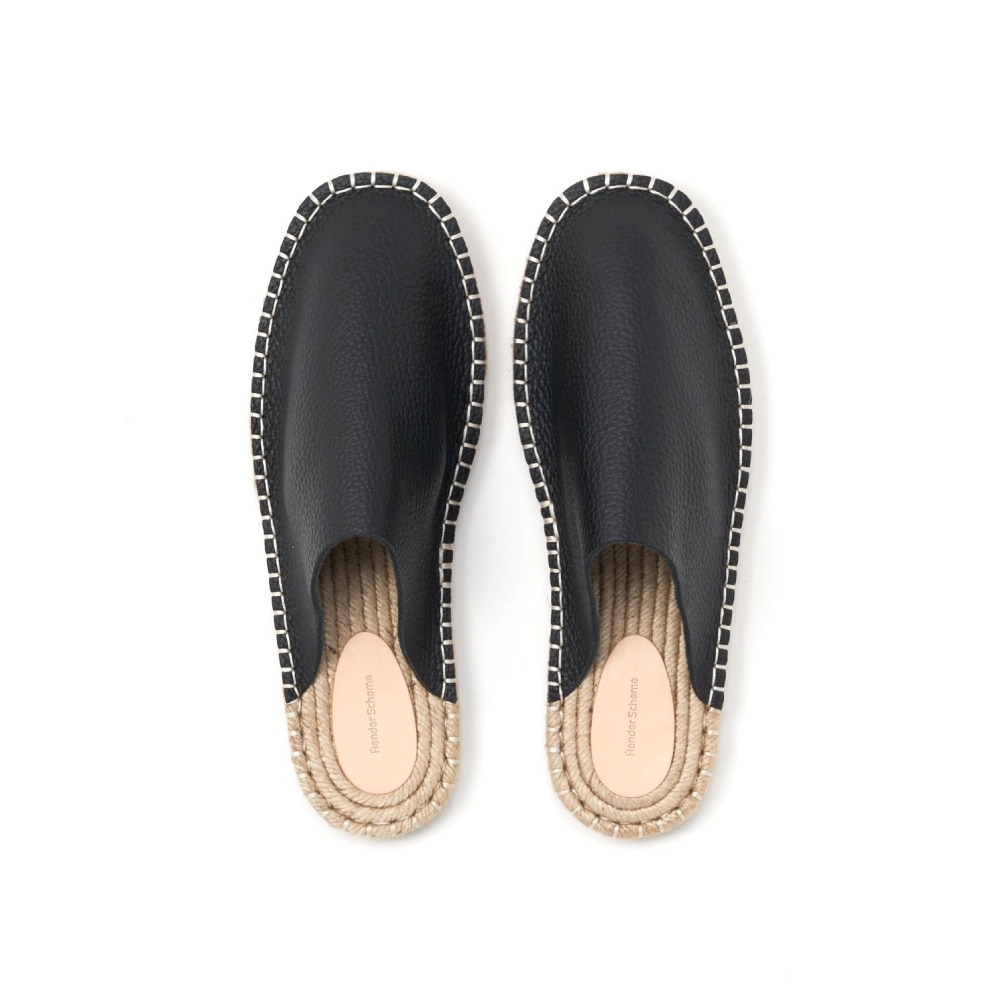 Hender Scheme(エンダースキーマ) jute mule grain leather