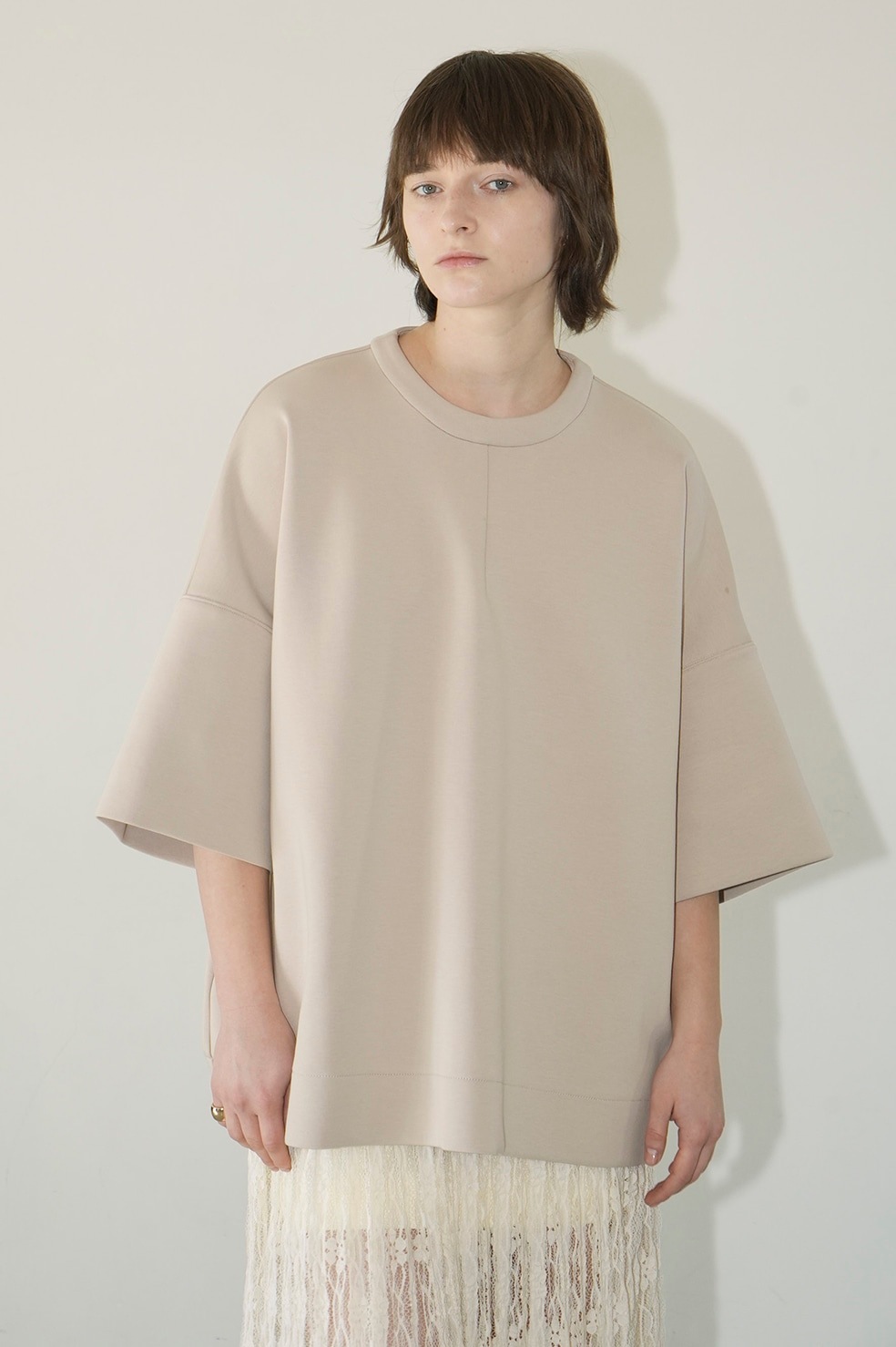 CLANE(クラネ) BULKY LINE HALF SLEEVE TOPS - COLDBECK ONLINE