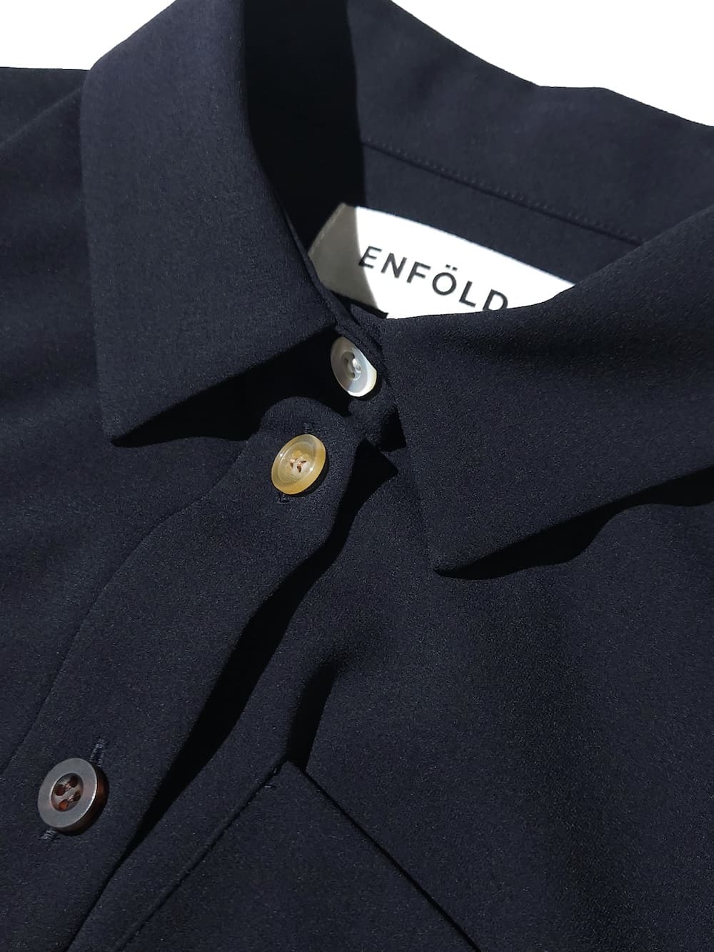 ENFOLD enfold HOLE-COLLAR SHIRT エンフォルド ENFOLD(エンフォルド) HALL SHIRT - COLDBECK ONLINE（コール