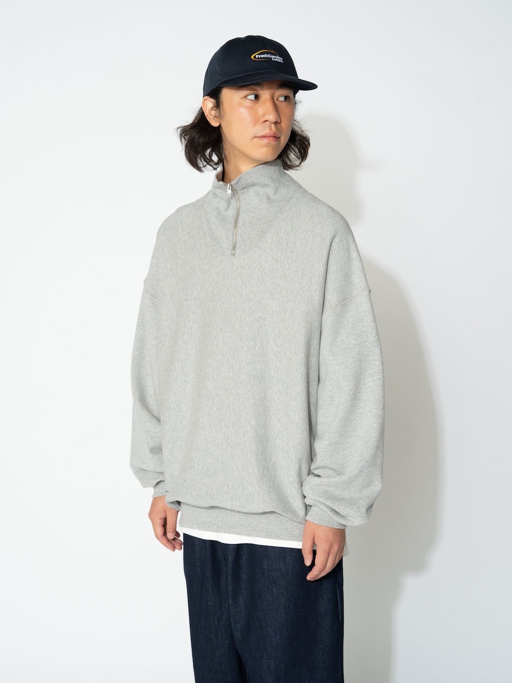 FreshService(フレッシュサービス) CLASSIC TERRY SWEAT HALF ZIP