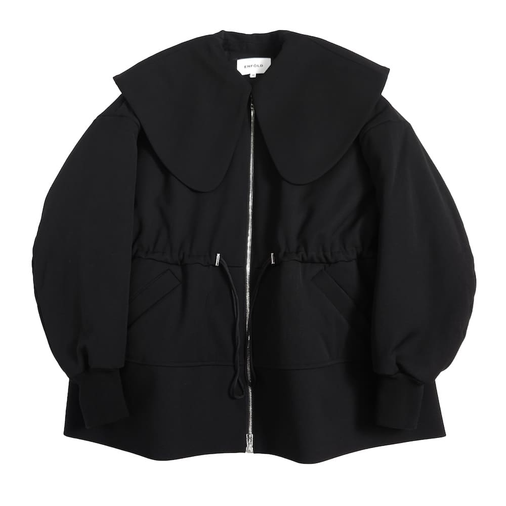 ENFOLD(エンフォルド) BIG-COLLAR PEPLUM JACKET - COLDBECK ONLINE