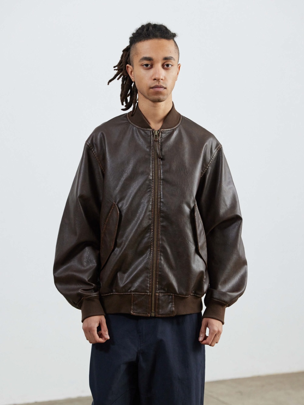 ARMY TWILL(アーミーツイル) Vegan Leather Blouson