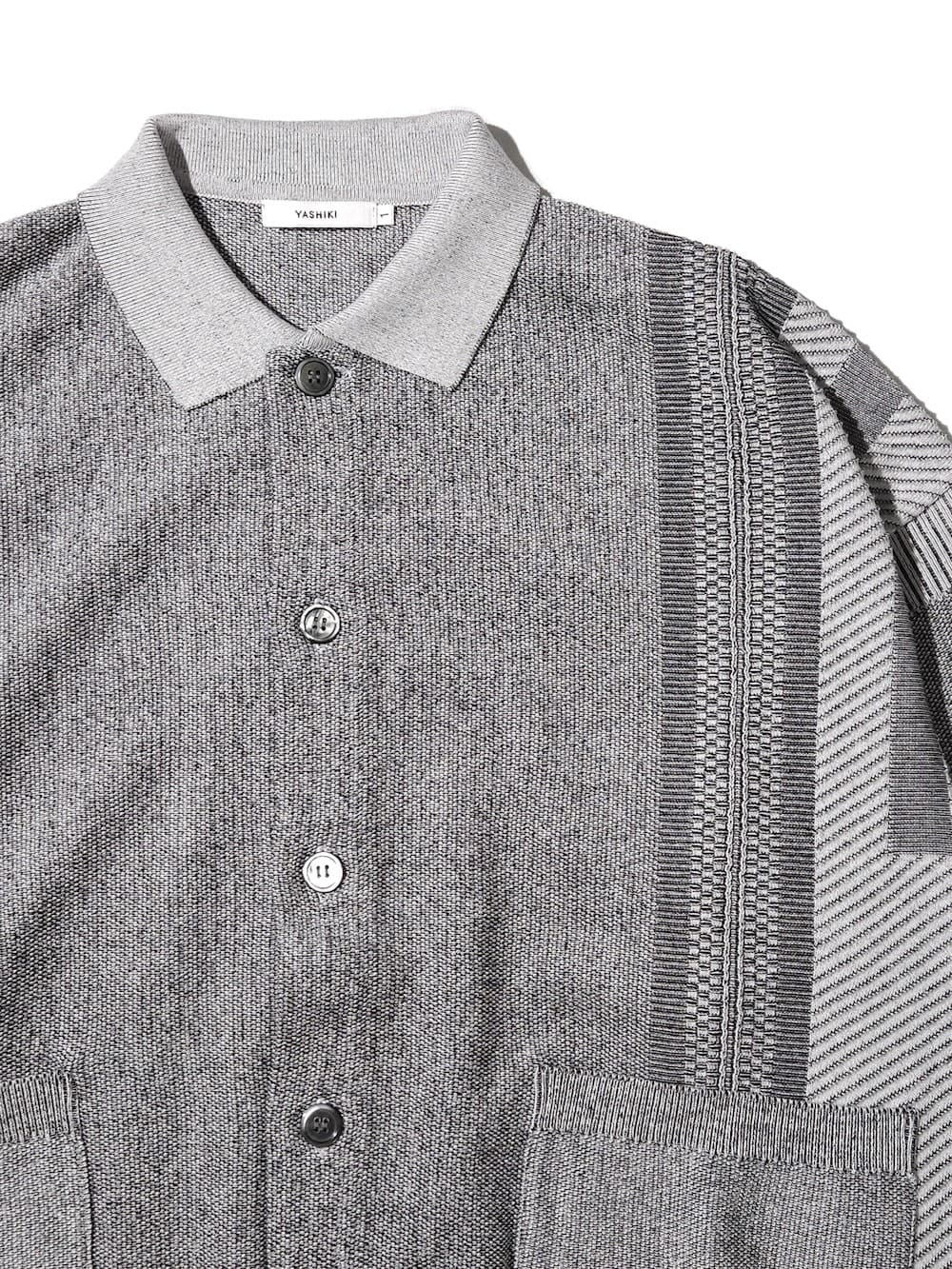 YASHIKI(ヤシキ) Kokuu Collar Cardigan